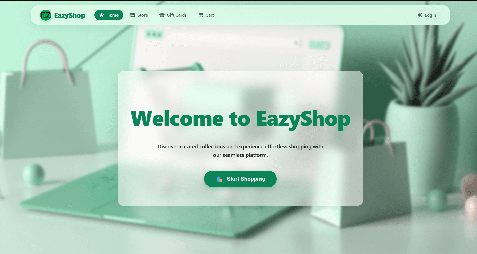 Storefront Homepage