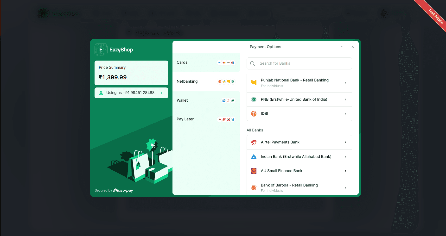 EazyShop — Every payment webhook is mathematically proven.